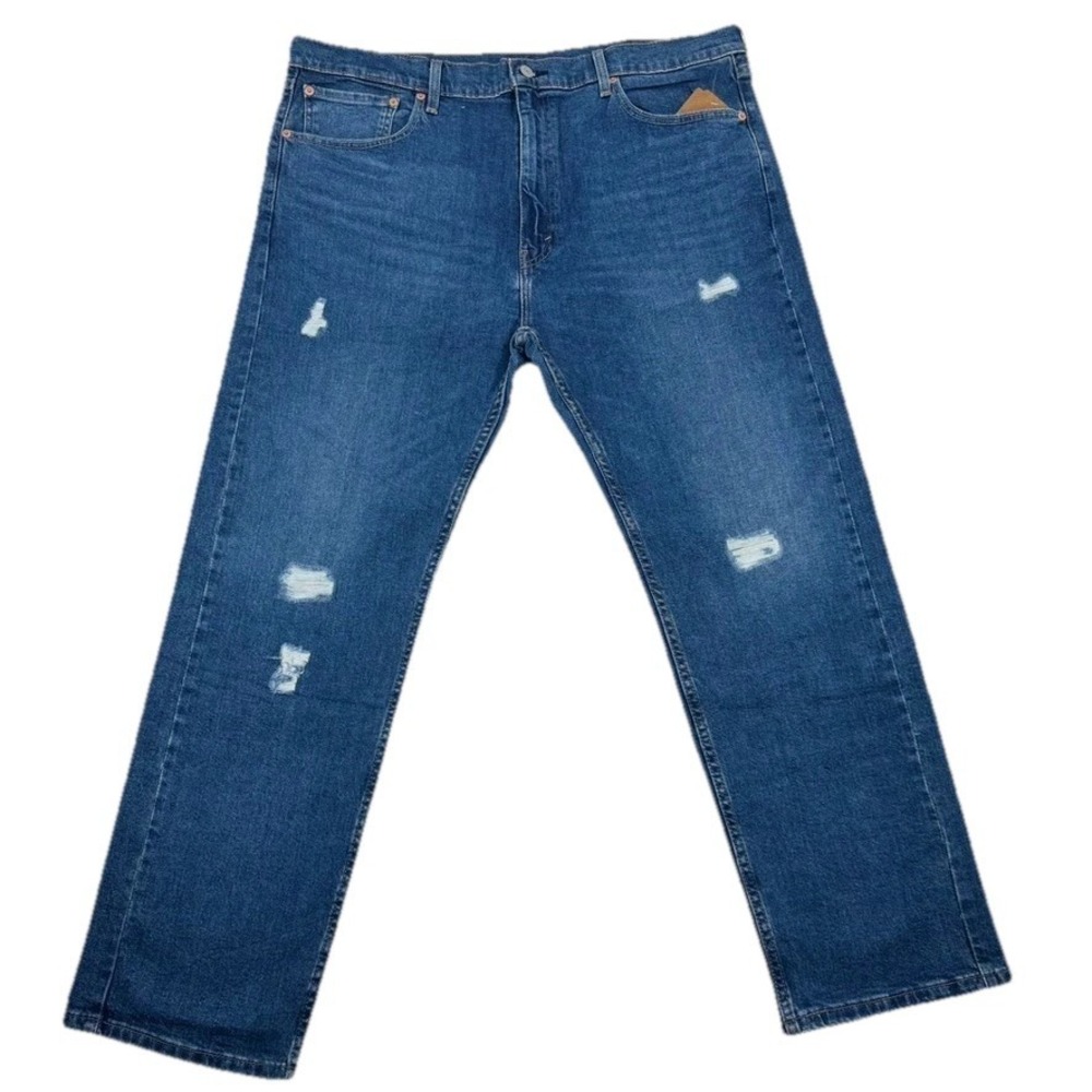 Levi's 505 Straight Leg Jeans Men's 40x30 Blue Denim NWT Reclaimed Sustainable